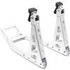 Wiltec Cavalletto alzamoto universale Cavalletto per ruota anteriore moto Alluminio Bloccaruota