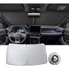 LUWU [Aggiornato] Parasole Auto per Dacia Duster 3 2024 2025 2026 Protezione Parabrezza Anteriore Pieghevole Riflettente UV e Calore Copertura Interna con Copri-Volante Accessori Duster 3