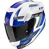 EXOCOM Scorpion Casco Integrale EXO-391 Captor Lucido Moto Omologato ECE 22.06 con Visiera Chiara (M)