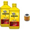 Generico Kit Tagliando Filtro Olio Originale Benelli + Bardahl XTC 10W40 2LT Per IMPERIALE 400