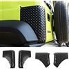 HUAQIEMI Adesivo per Auto per Suzuki Jimny Parafango Anteriore Posteriore per portellone Posteriore Angolo Avvolgere la Copertura di Protezione della Decorazione per Suzuki Jimny 2019+ Accessori