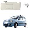 RAEM RICAMBI AUTO Set Pantina Parasole + Gancio Adatto per PANDA 169 dal 2003 in poi - Compatibile, Non Originale (Sinistra - Lato Guida)