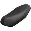 VOSAREA Coprisella Scooter, Coprisedile per Ciclismo e Moto Impermeabile in Pelle, Sella Copertura Morbido Cuscino (Nero, XXL)