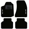 QUEMAR Tappetini Auto per Alfa Romeo 159, Bordo Nero, 2 Ricami | 2005-2011 / Kit Tappeti Moquette e Gomma su Misura / Set 2 Anteriori + 2 Posteriori / Ricami e Colori Personalizzati