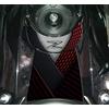 Paraserbatoio.it ADESIVO RESINATO EFFETTO 3D, PER MOTO COMPATIBILE CON KAWASAKI Z650 (Metallic Phantom Silver - Metallic Carbon Gray, Protezione Zona Chiave)