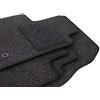 Wielganizator Tappetini per auto in velluto, compatibili con Mercedes Actros MP5 camion 2019, di buona qualità, in velluto color antracite, set da 3 pezzi