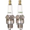 TORCH 2pcs E7RTC Candele di Accensione Sostituire per NGK 6422/BPR7HS 7022/BPR6HS 5111/BP7HS, per 5379/IWF22 4022/W22FPR-U, per Cham pion 8814 RL82YC/814 OE064 5939/QL78YC, per BOS CH WR6BC WR7BC,OEM