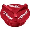 ZHSBAG Per Yamaha TMAX560 T-MAX 560 TECH MAX Tmax 2020-2022 Accessori Moto CNC Tappo Olio Motore Bullone Vite Coperchio Di Riempimento(TMAX560 Red)