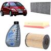 Generico Kit tagliando + 5L olio Q8 per Classe A W169 A150/A160/A170/A180/A200 benzina (2004-2012)