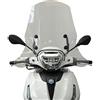 MIM Distribution Parabrezza Fabbri per Piaggio Beverly 300 400 2021, Vetro Temperato, Chiaro, Motocicletta, Anteriore