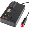 Buhdjfnke Inverter per Auto 12V/24V 220V con Interruttore Convertitore, Adattatore di Alimentazione con Dispositivo di Rilevamento della Tensione e Display Digitale.