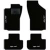 QUEMAR Tappetini Auto per Alfa Romeo 147, Bordo Perla, 4 Ricami | 2000-2012 / Kit Tappeti Moquette e Gomma su Misura / Set 2 Anteriori + 2 Posteriori / Ricami e Colori Personalizzati