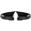DIHAOBAIHUO Per BMW Serie 1 F40 2019-2021 Alloggiamento specchietto retrovisore Copertura specchietto retrovisore laterale Accessori per auto Tappi Copri Specchietto Retrovisore (Color : Glossy Black)
