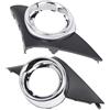 JUNOOS Griglia Fendinebbia per Peugeot 207 2006 2007 2008 2009 Sport Car Front Fog Light Grill Fog Light Bezel Accessories