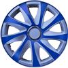 NRM Copricerchi Drift EXTRA argento/blu, set da 4 pezzi