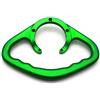 FNERRMEVC Maniglia serbatoio passeggeri Maniglia Passeggero Gas Serbatoio Carburante Bracciolo Manopole Per Z800 Z1000 ER-6N ER-6F Z1000SX ZX-6R 636 ZX-10R ZZR1400 GT1400(VERDE)