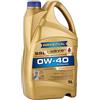 RAVENOL SSL SAE 0 W-40, 0 W40 - Olio Motore Completamente Sintetico, 5 l