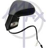Kremer MPG145-L Retrovisore Elettrico con Primer, Specchio Convesso Cromato Termico