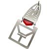 Generico Portatarga per KTM TM Husqvarna 125 300 450 Pieghevole Universale Adattaible Moto Enduro Motard con Faretto Rosso