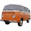 UK Custom Covers Schermo frontale per camper VW per finestra a golfo T2, tenda per copertura, colore: grigio