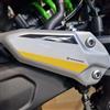 Resin Bike Adesivi Moto Compatibile con Kawasaki Ninja ZX-4RR 2025-2026. Protezione Grip Moto Battitacco da Urti e Graffi. Coppia di Adesivi 3D Resinati Made in Italy