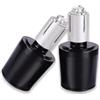 ECKBRJA Per Gilera GP800 Per Fuoco Per Nexus 500 Per Runner 50 125 200 Manopole Manubrio Moto Tappo Maniglia Terminale Tappi Tappi estremità manubrio(Nero)