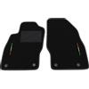 Somer Car Kit Tappetini Auto SOLO ANTERIORI 2pz compatibili con Opel Corsa E 2014-2019 | Set 2 tappeti anteriori su misura in moquette, bandiera Italia