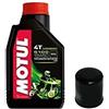 Motul Kit Tagliando moto 3 litri olio Motul 5100 15W50 + filtro 156