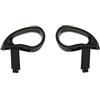 Generic Maniglie inclinabili per sedile anteriore per VW Golf 4 (1997-2004) sinistro e destro 1J3881633B / 1J3881634B ABS nero BBB