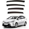 QiaoCL Deflettori d'Aria per Toyota Prius Plus+ 2011-2022, Deflettori d'Aria Finestrini Laterali Copertura Antipioggia, Paralume Antiappannamento