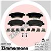 ZIMMERMANN Kit pastiglie freni Anteriore La foto corrisponde al volume di fornitura 23599.190.2 Compatibilità con PEUGEOT 206 2 volumi/Coda spiovente 2A/C 207 WA, WC 307 3A/C, CITROËN