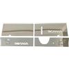 mabi automotive parts Per Scania P G R Series Chrome Side Step Front Trim 4 pezzi in acciaio inox 2004-2016
