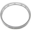 MUEOSI Argento cromato rivestimento volante volante distintivo logo centrale anello inserto emblema cornice, for Audi, A1 A5 A6 C7 Q5 adesivo decorativo per volante(For A1 2012 2017)