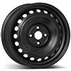 ALCAR CERCHI IN FERRO KFZ ALCAR AC4065 Kia 6JX15 4JX100 ET 46 54 Colore: Nero (Omol. ECE 124R)