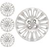 W-Parts SERIE 4 BORCHIE - 4 COPRICERCHI COPPE RUOTA 15 PER FIAT PUNTO EVO 09->