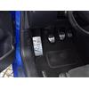 autoCOVR Poggiapiede In Acciaio per Peugeot.206 207 208 2008 RCZ | 1 Pezzo Accessori Pedana Poggapiedi Sportiva Inox Metallo Spazzolato Interni Decorazioni Tuning