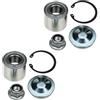 BESTPRICE 2x Set cuscinetti ruota posteriore Set cuscinetti ruota, compatibile con RENAULT CLIO, MEGANE II, MODUS/GRAND MODUS (F/JP0_), TWINGO II (CN0_), WIND (E4M_)