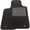 ASC Tappetino Lato Guida Compatibile con Lancia Ypsilon 2012-2023, Moquette, Bordo Antiscivolo, Battitacco in Gomma