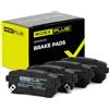 RIDEX PLUS 402B0041P Set d'assale Kit pastiglie freni Posteriore con lamierino anticigolío Compatibilità con HYUNDAI Tucson TL, TLE