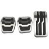 Vdifsvb Pedali Auto Copripedale Per Ford Per Focus 2 3 4 MK2 MK3 MK4 St Rs 2005-2018 AT MT Pedale carburante in acciaio inossidabile Pedali freno Resto pedale Set di copertura Pedaliera auto(MT)