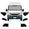 EasyParts Copertura del gancio di traino paraurti anteriore adatta per Iveco Daily 14-16