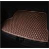 NYSQOFMB Tappeti Bagagliaio Per Maserati Per Ghibli 2014 2015 2016 2017 2018 Berlina 4 Porte Tappetino Bagagliaio Auto In Pelle Tappetino Accessori Auto Tappetino Bagagliaio(Marrone)