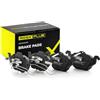 RIDEX PLUS 402B0014P Set d'assale Kit pastiglie freni Anteriore Compatibilità con VW Golf 5 Hatchback 1K1