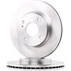 Ferodo 2x FERODO Disco freno Anteriore Ø258mm Altezza: 44mm Spessore: 23mm Cerchio foro-Ø: 108mm ventilato DDF1740 Compatibilità con FORD Fiesta Mk6 Hatchback JA8, JR8 KA+ Hatchback UK, FK Fiesta Mk6 Van