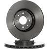 Brembo 2x BREMBO Disco freno Anteriore Ø284mm Altezza: 44mm Spessore: 22mm ventilazione interna 09.4939.11 Compatibilità con CITROËN NEMO Furgonato AA, ABARTH 500/595 / 695 Hatchback 312, FIAT BRAVO II 198