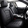 FUNEAER Coprisedili Auto Universale per Volkswagen T-Cross,Coprisedile Auto Traspirante E Impermeabile Copri Sedile,con Airbag-Nero