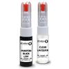 SD COLORS PHANTOM BLACK LZ9Y Compatibile con VW/AUDI New Touch Up Paint Pen Kit di riparazione 20 ML GRAFFIO SPAZZOLA COLORE CODE LZ9Y PHANTOM BLACK (vernice e lacca)