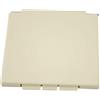pro-Styling design for perfection Coperchio di ricambio per presa CEE da esterno, per camper, roulotte, caravan, beige, quadrato