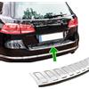 MCPerformance Paraurti Posteriore adatto per VW Passat B7 Variant + ALLTRACK | 2010-2014 Acciaio Inox Cromato Protezione per Bordo del Baule Di Carico
