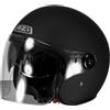 NZI - Casco NZI Jet Ville Carbonio UN R22.06 (XS, Matt Black)